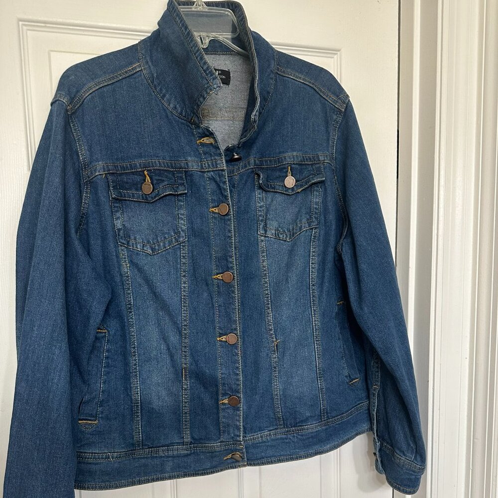 JOU JOU Premium Denim Jean Jacket Size 2X